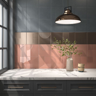 Плитка Kerama Marazzi Пикассо зеленый светлый глянцевый структурный (20x20) арт. KM2020B0060N